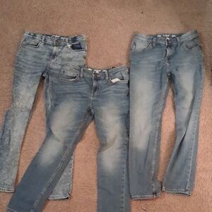 Cat & Jack 3 Pairs Skinny Jeans Size 14